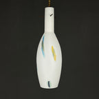 Multicolor opaline murano glass pendant lamp by Stilnovo, Italy 1950s, Mid-century modern
