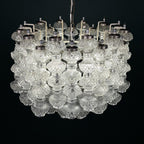 Murano chandelier by Flavio Poli for Seguso, Italy, 1960s