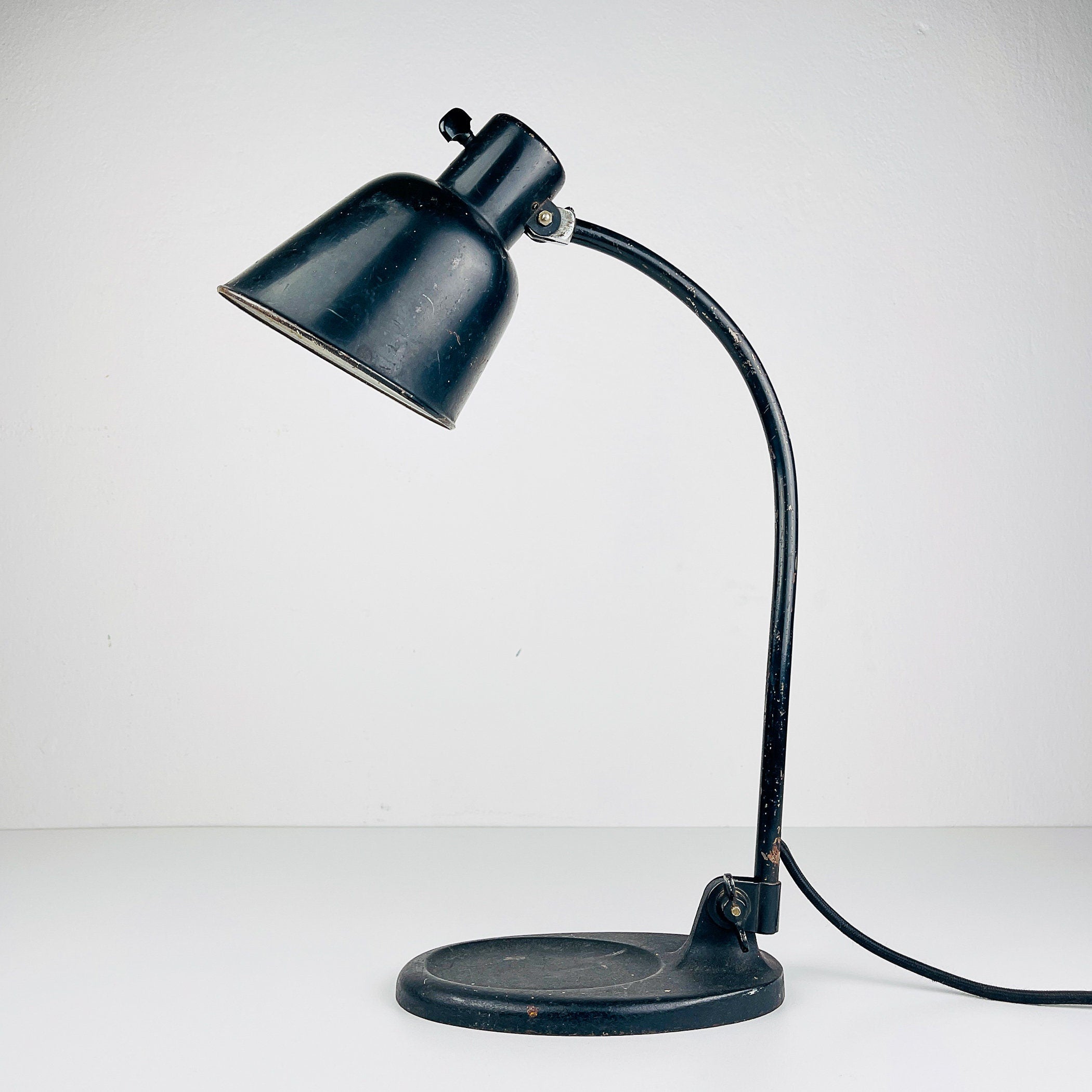 Vintage Bauhaus Desk Lamp: Christian Dell Matador, 1930s Industrial Design