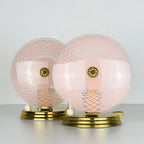 Vintage Italian Table Lamps: Mid-Century Modern Space Age UFO Lights