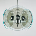 Vintage Fontana Arte Art Glass Chandelier - Italian MCM Design