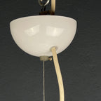 Vintage swirl murano glass pendant lamp Vetri Murano Italy 1970s