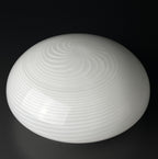 Classic swirl murano glass ceiling or wall lamp Italy 1970s Retro home decor