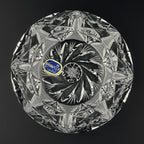 Retro Bohemian glass ashtray by Bohemia Crystal, Czech Republic, 1990s, Vintage home decor