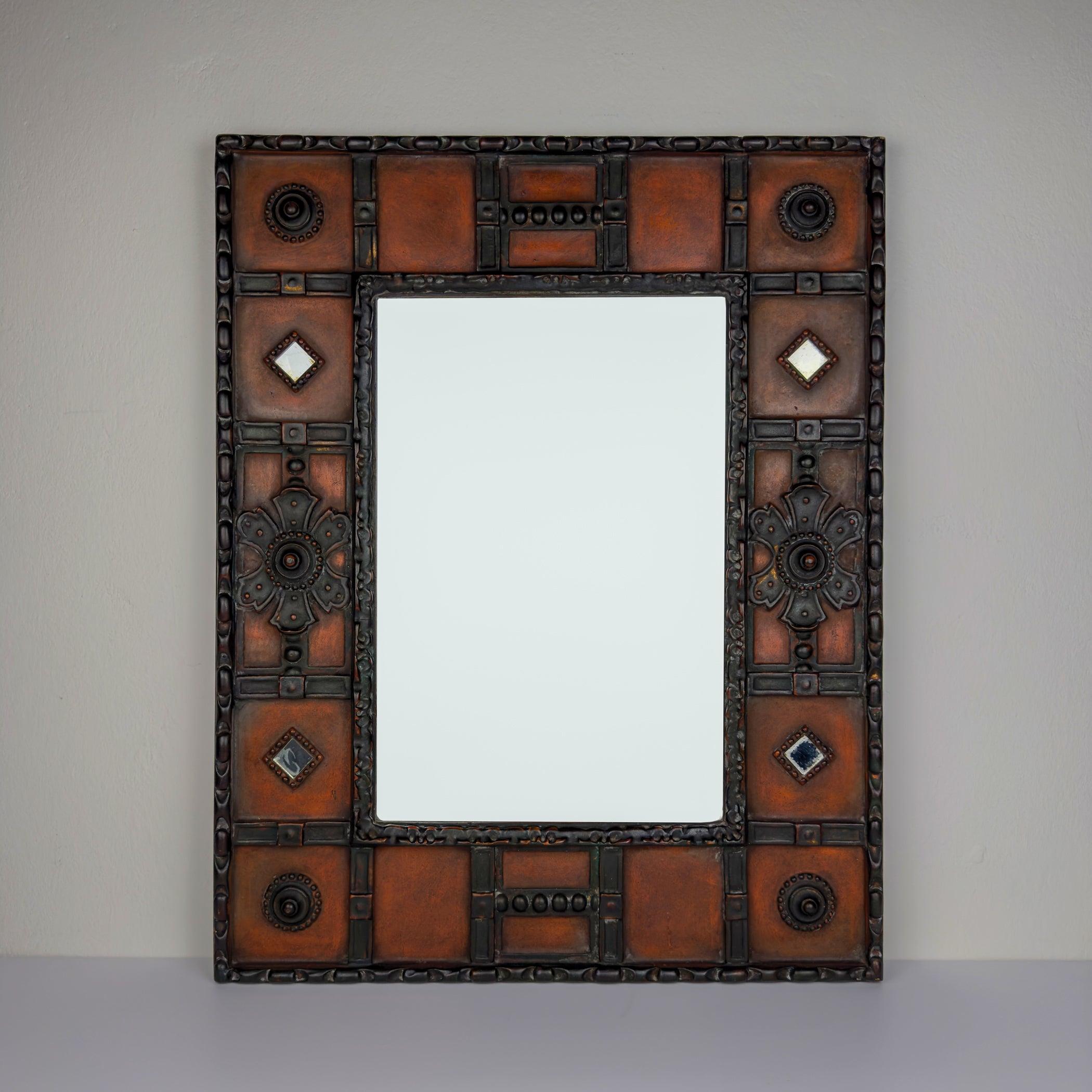 Vintage Wall Mirror by Palladio, Italy, 1960s