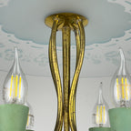 Vintage chandelier by Pietro Chiesa for Fontana Arte, Italy 1930s