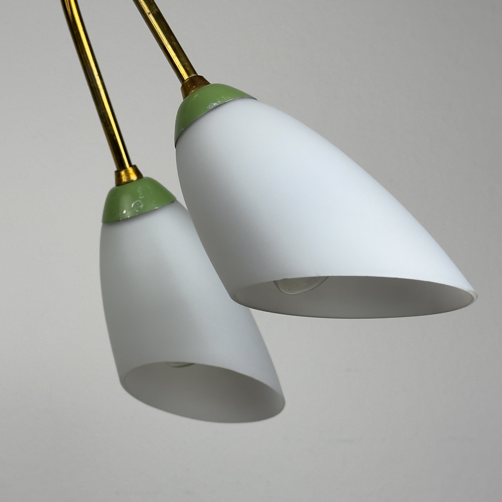 Vintage Stilnovo chandelier, Italy 1940-50s