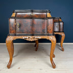 Vintage wood nightstands Italy 1950s Set of 2