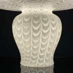 Large Classic white murano table lamp Mushroom Italy 1970s Italian Modern Retro home decor