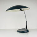 Mid-century grey desk lamp USSR 1972 Vintage gooseneck lamp