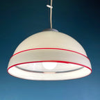 Vintage Murano Glass Pendant Lamp: 70s Italian Mid-Century Modern Lighting