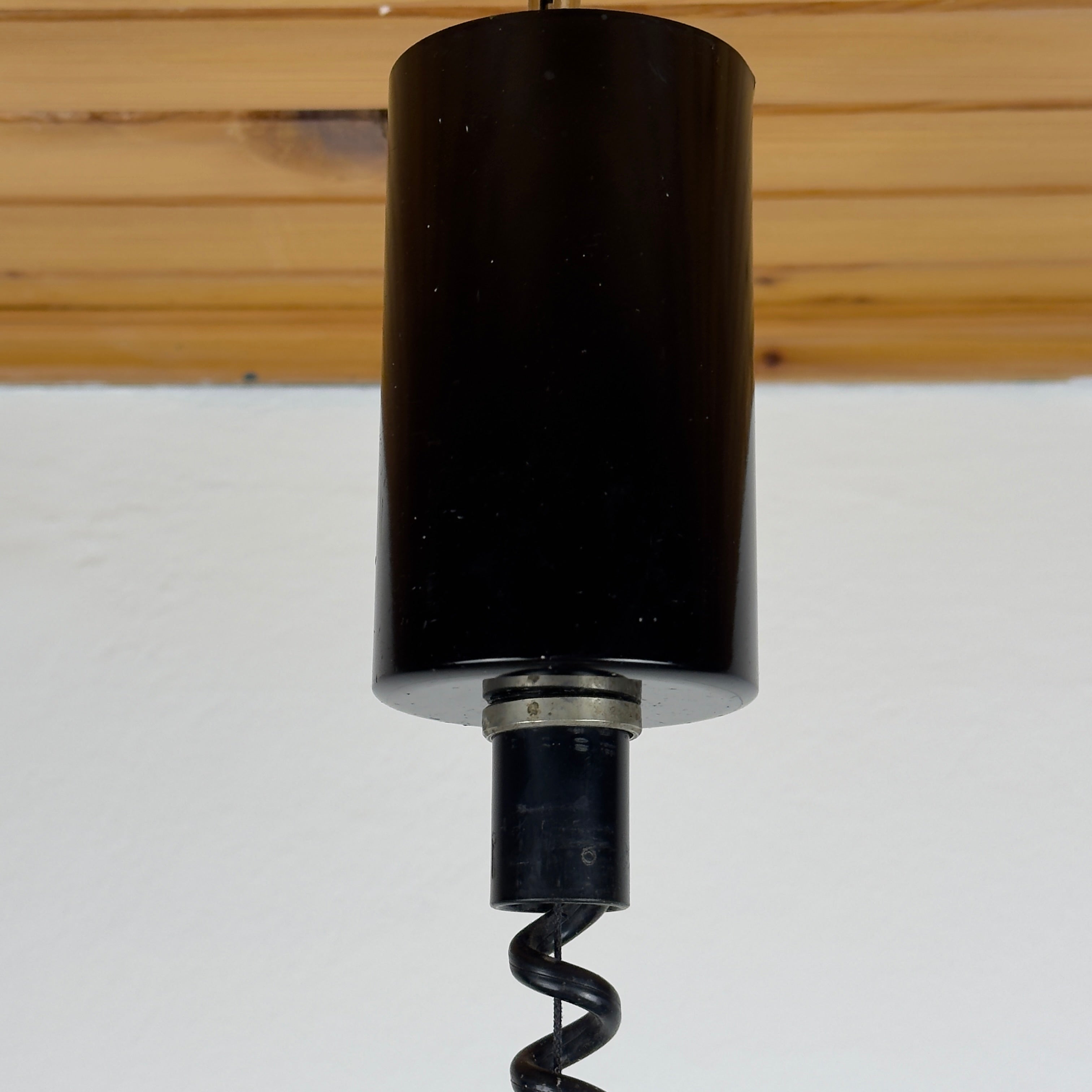 Large vintage pendant lamp by Idea Studio Techno Design for Luci Milano, Italy 1970s