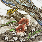 Vintage Johnson Brothers Game Birds Dinner Plates, Set of 7, England 1953-1976s