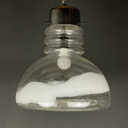 Murano glass pendant lamp  Italy 1960s Space age Mid-century modern italian lighting