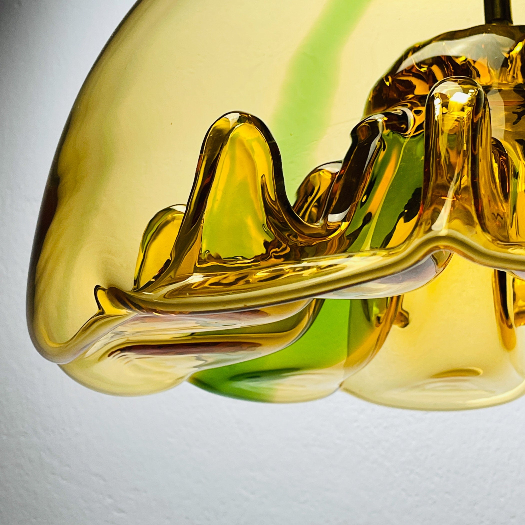 Mid-century murano pendant lamp Medusa, Italy 1960s, Vintage home decor
