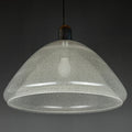Carlo Nason Murano Glass Pendant Lamp: Mazzega Italian Lighting, 1960s