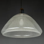 Carlo Nason Murano Glass Pendant Lamp: Mazzega Italian Lighting, 1960s