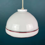 Vintage Murano Glass Pendant Lamp: 70s Italian Mid-Century Modern Lighting