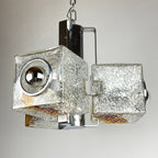 Toni Zuccheri Murano Glass Cube Chandelier for VeArt, 1970s