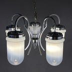 Mid-Century Murano Glass Chandelier - Italian Space Age Lighting