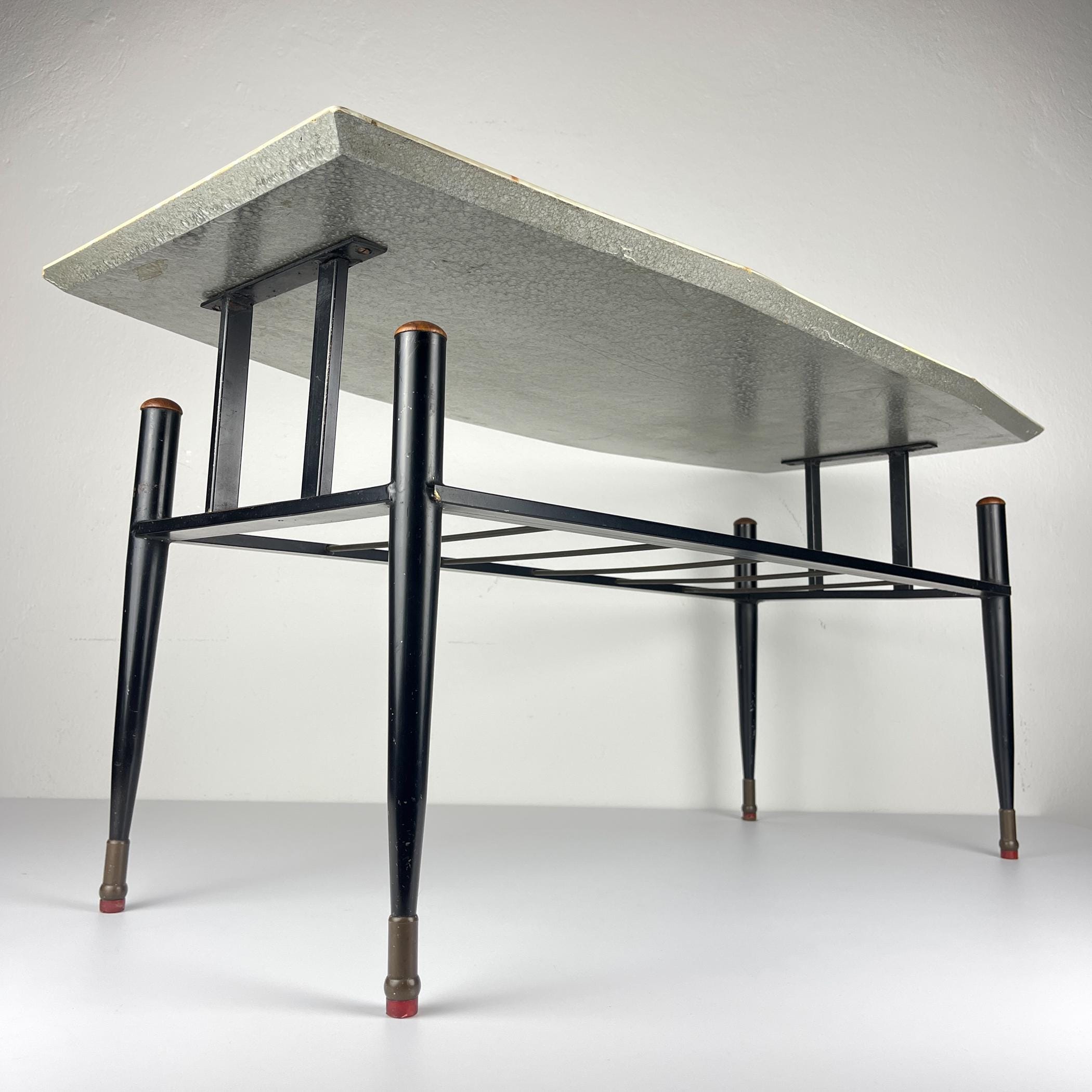 Vintage coffee table Italy 1950s Art deco Mid-century Italian Modern