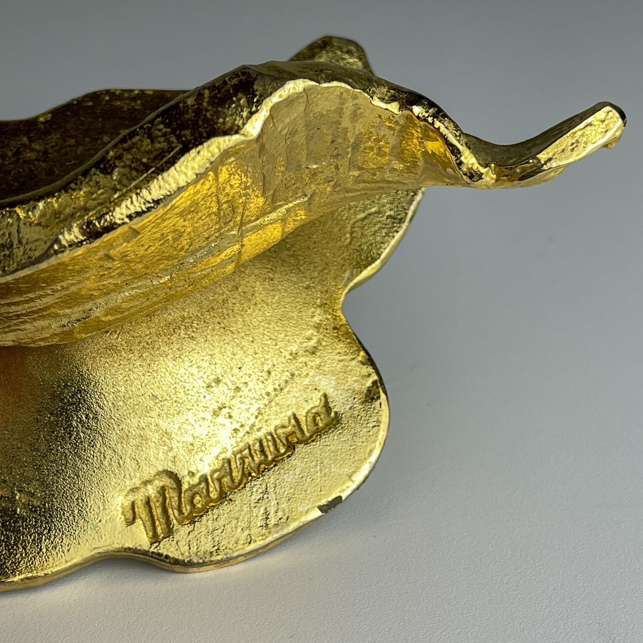 Vintage metal sculpture Bird by Salvino Marsura, Italy 1970s, Mid-century Modern