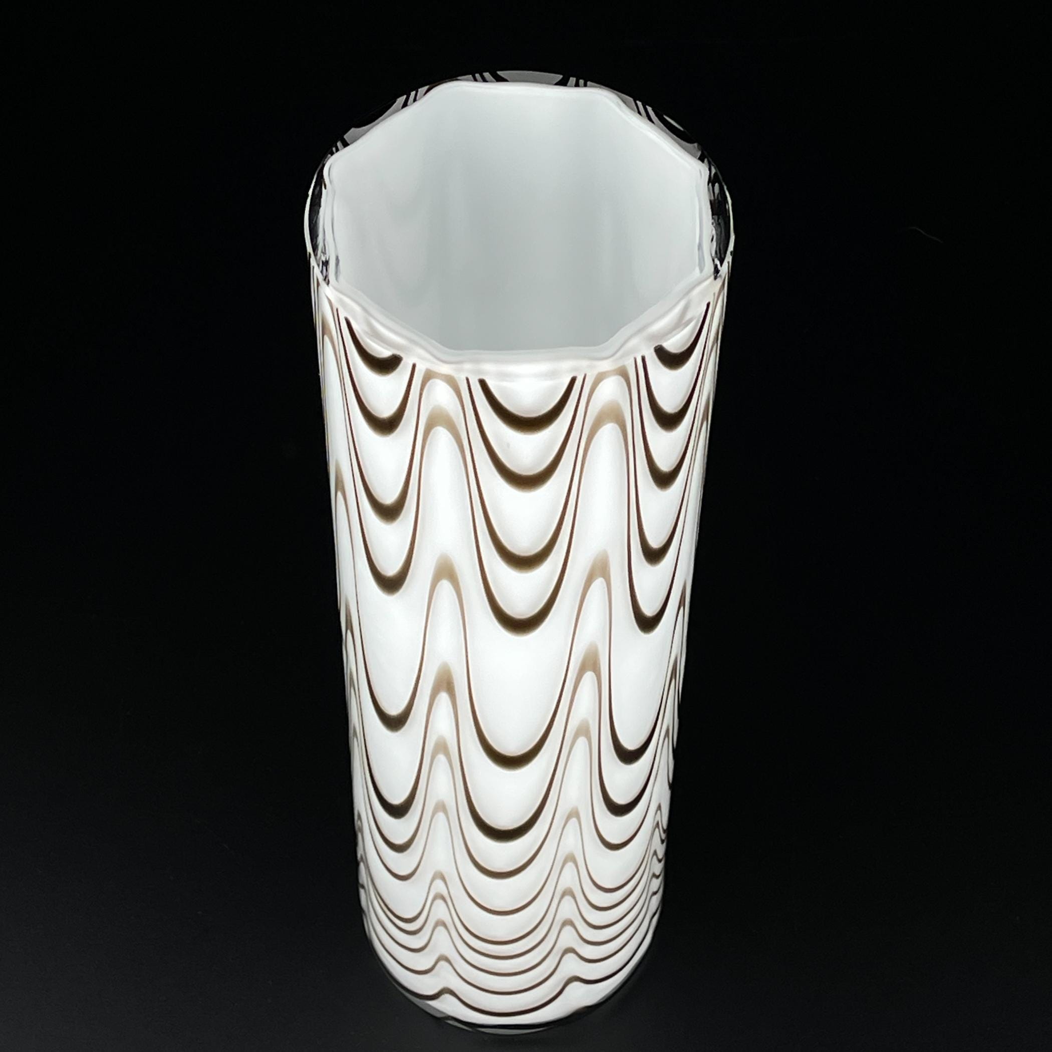 Vintage Murano vase Italy 1970, Mid-century home decor
