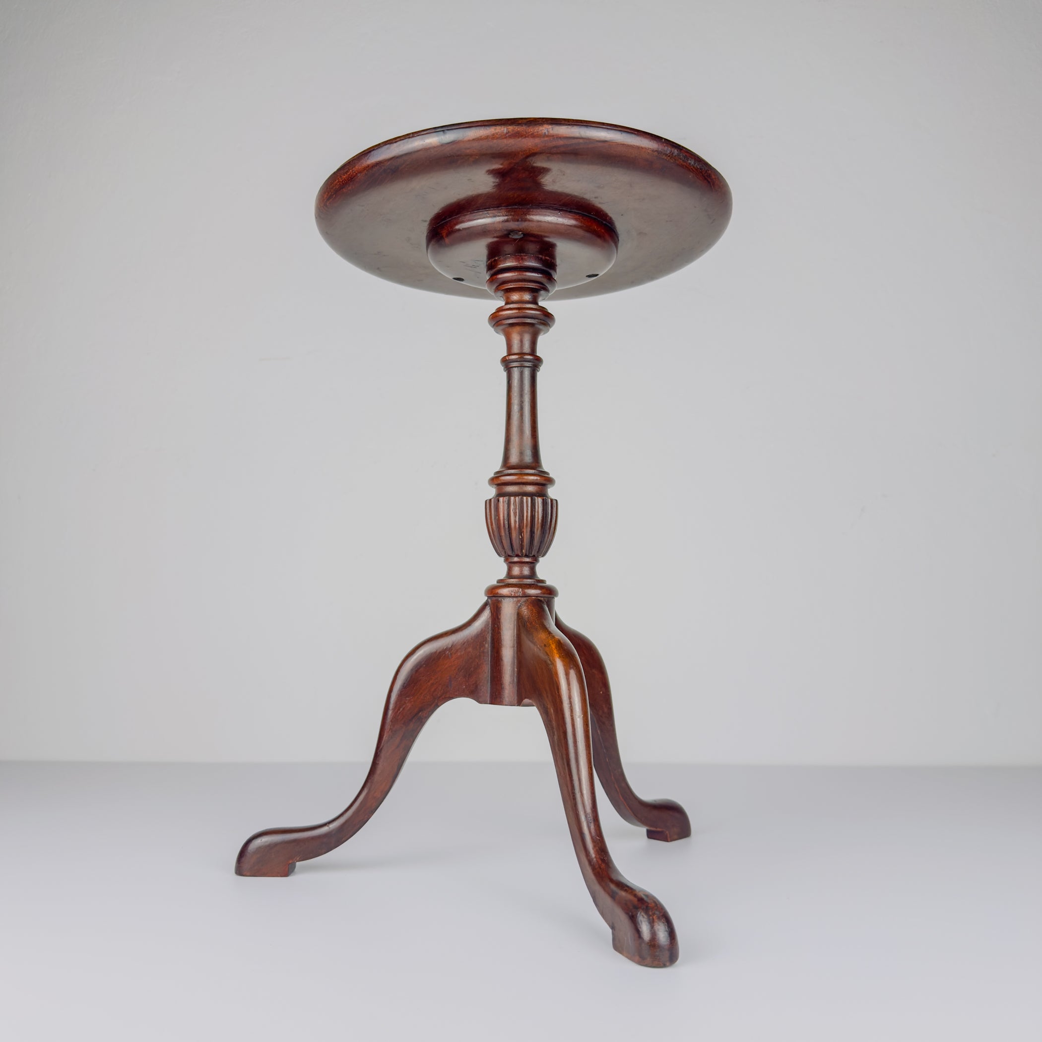 Antique Mahogany Wine Table, England 1900s