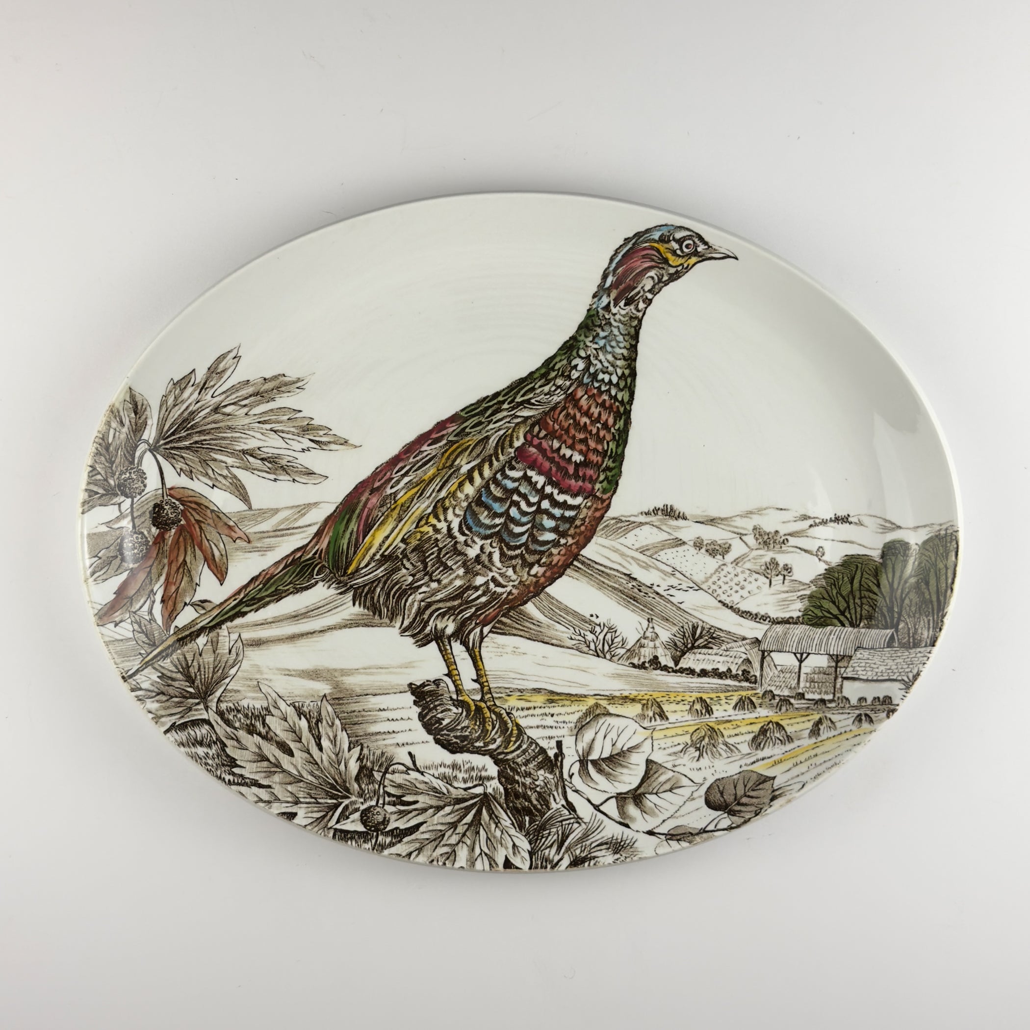 Vintage Johnson Brothers Game Birds Dinner Plates, Set of 7, England 1953-1976s
