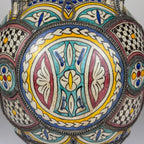 Vintage Moroccan Palatial Pottery Vase, Morocco 1930-50ss