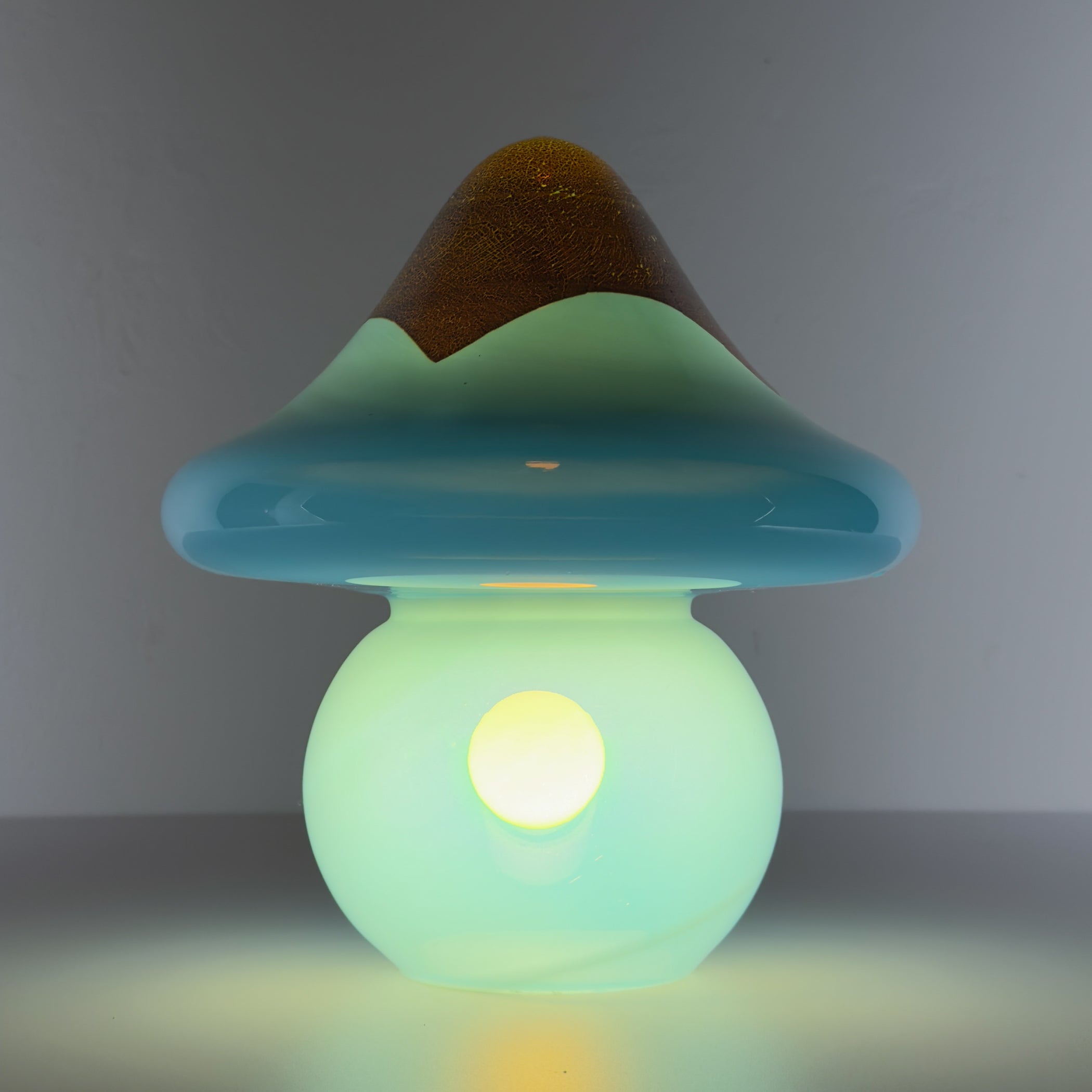 Murano Glass Table Lamp Mushroom, Italy 1970s