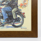 Limited edition lithograph 103/200 by Brioschi, Italy, 1970s