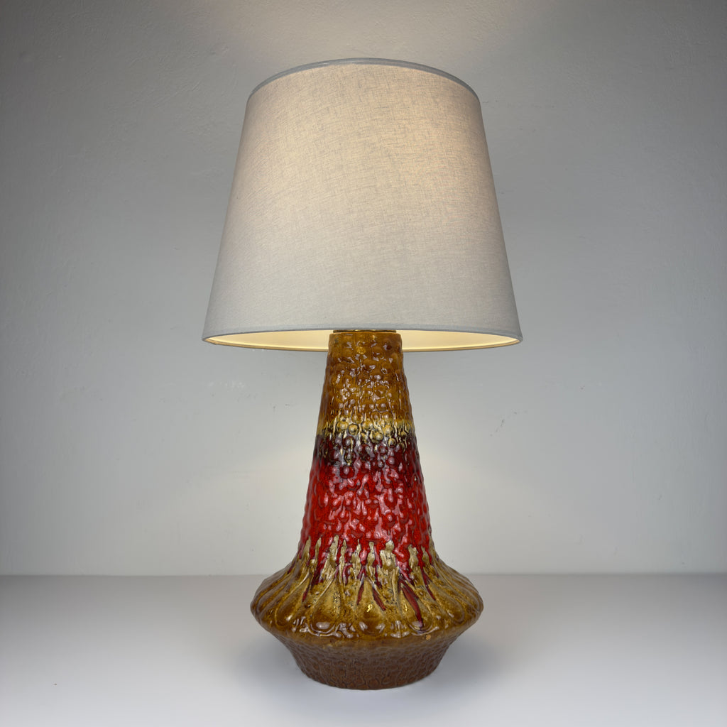 Vintage Ceramic table lamp LAVA by KIL Liboje, Yugoslavia, 1960s