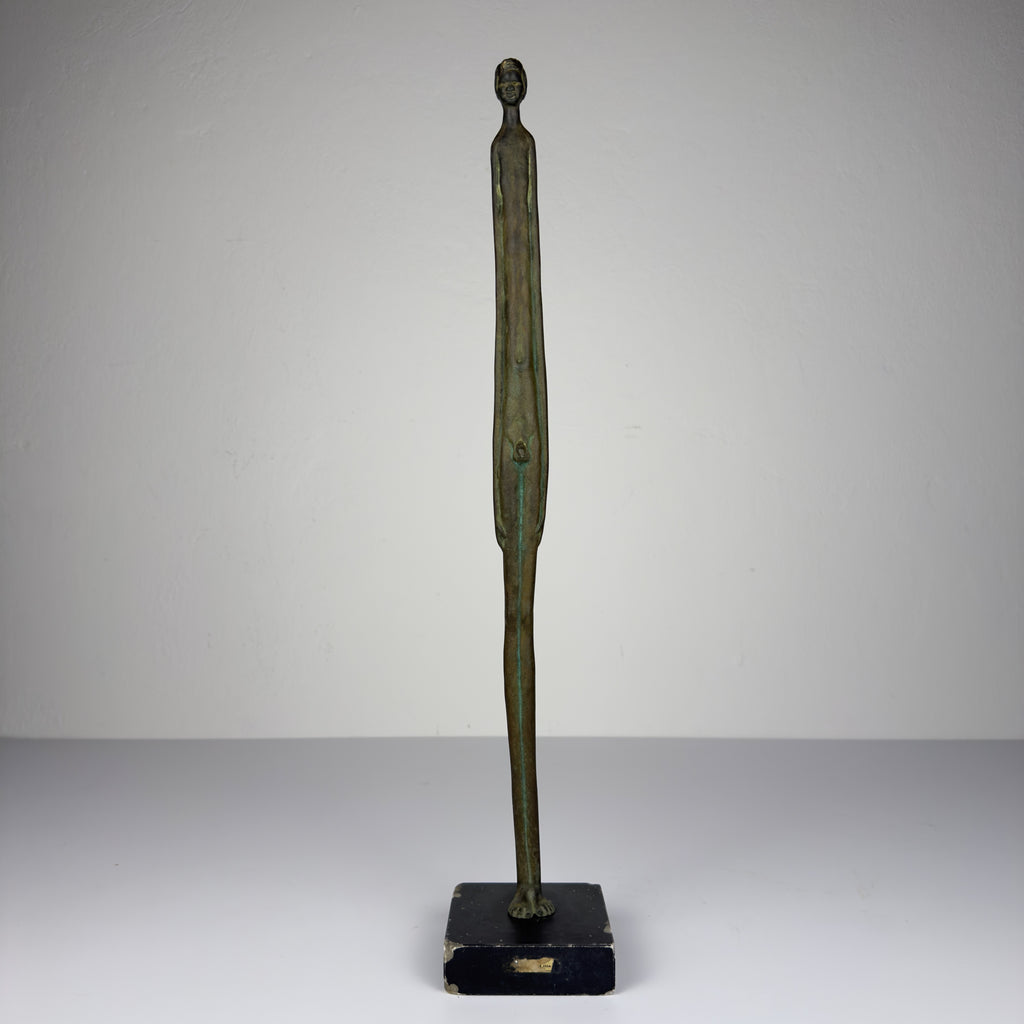 Vintage Bronze Sculpture Ombra della Sera, Italy 1950-70s