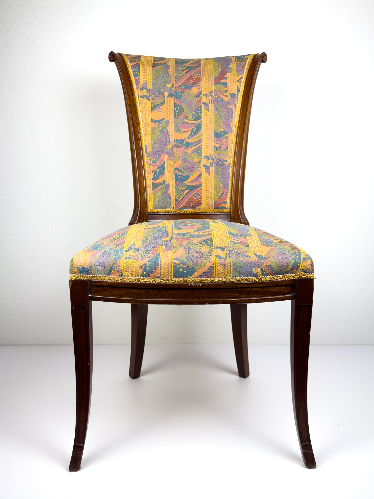 Vintage dining chairs, Set of 4, Italy 1950s