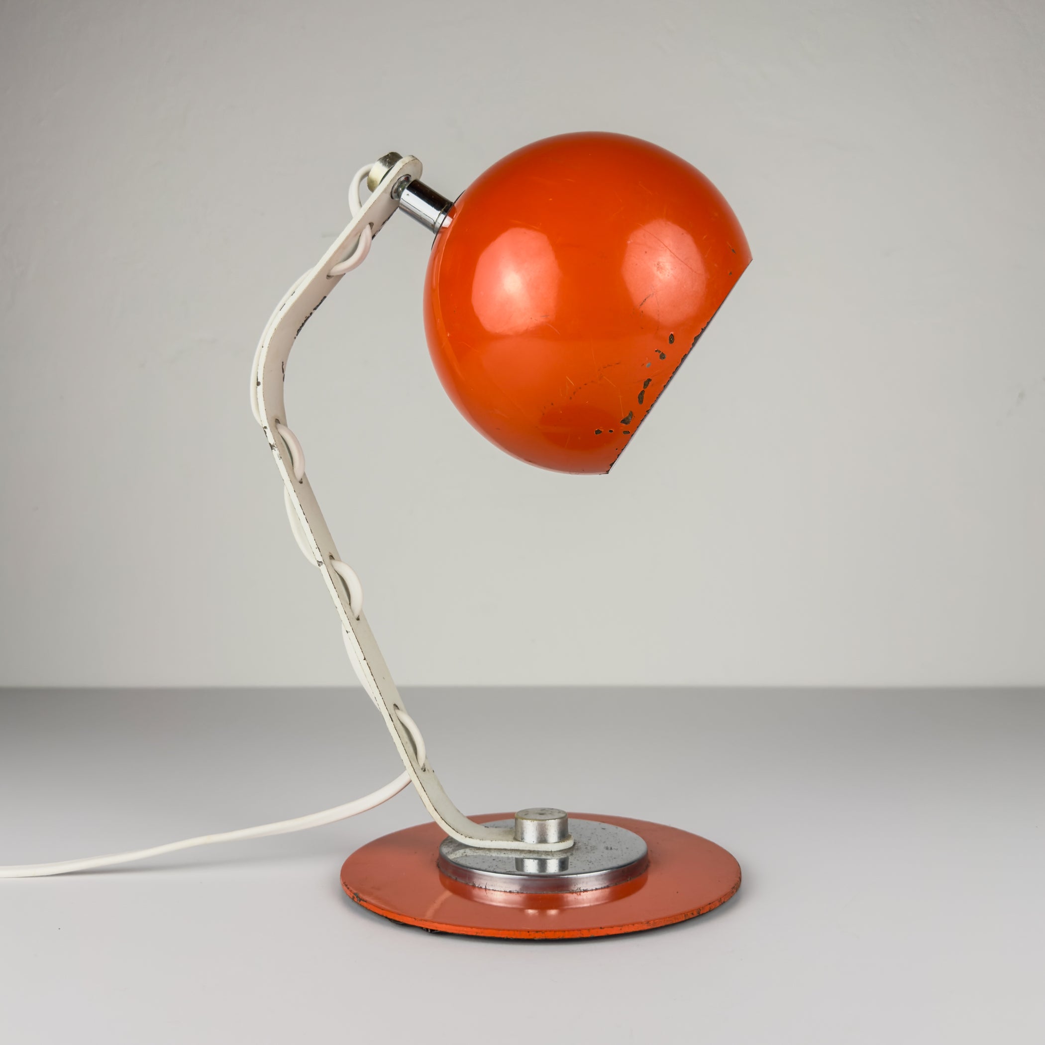 Mid-Century Eyeball Desk Lamp, Italy, 1970s