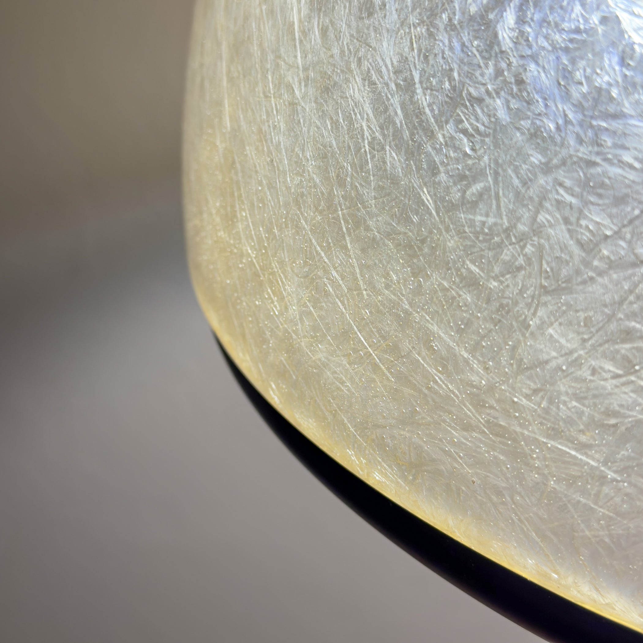 Large vintage pendant lamp by Idea Studio Techno Design for Luci Milano, Italy 1970s