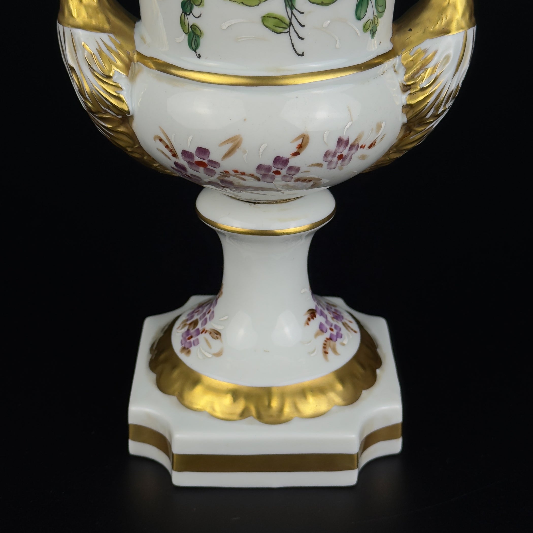 Vintage porcelain vase in the style of "Old Paris", China, Mid-20th Century