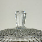 Antique glass bowl with bronze base, Italy 1920s