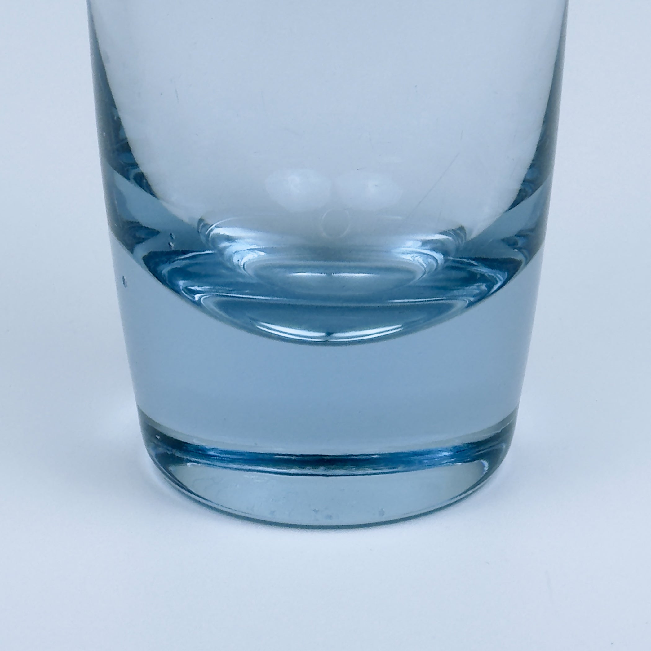 Original blue glass vase by Per Lütken for Holmegaard, Denmark, 1960s