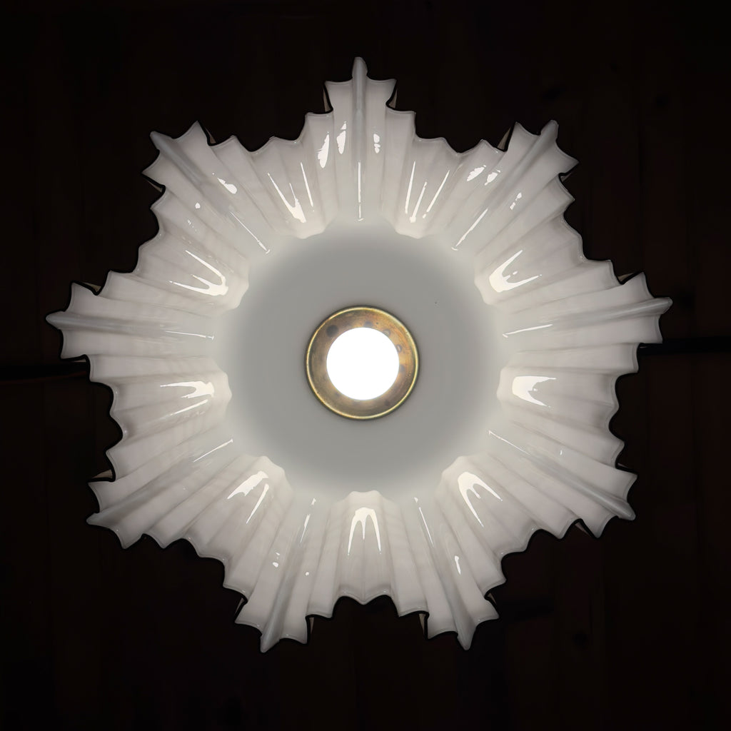Vintage Murano pendant lamp by Vetreria De Majo, Italy 1970s