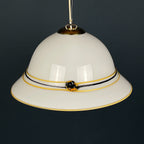 Vintage murano pendant lamp Italy 1970s Mid-century design