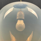 Murano pendant lamp Egg by Leucos, Italy 1960s Mid-century italian modern lighting