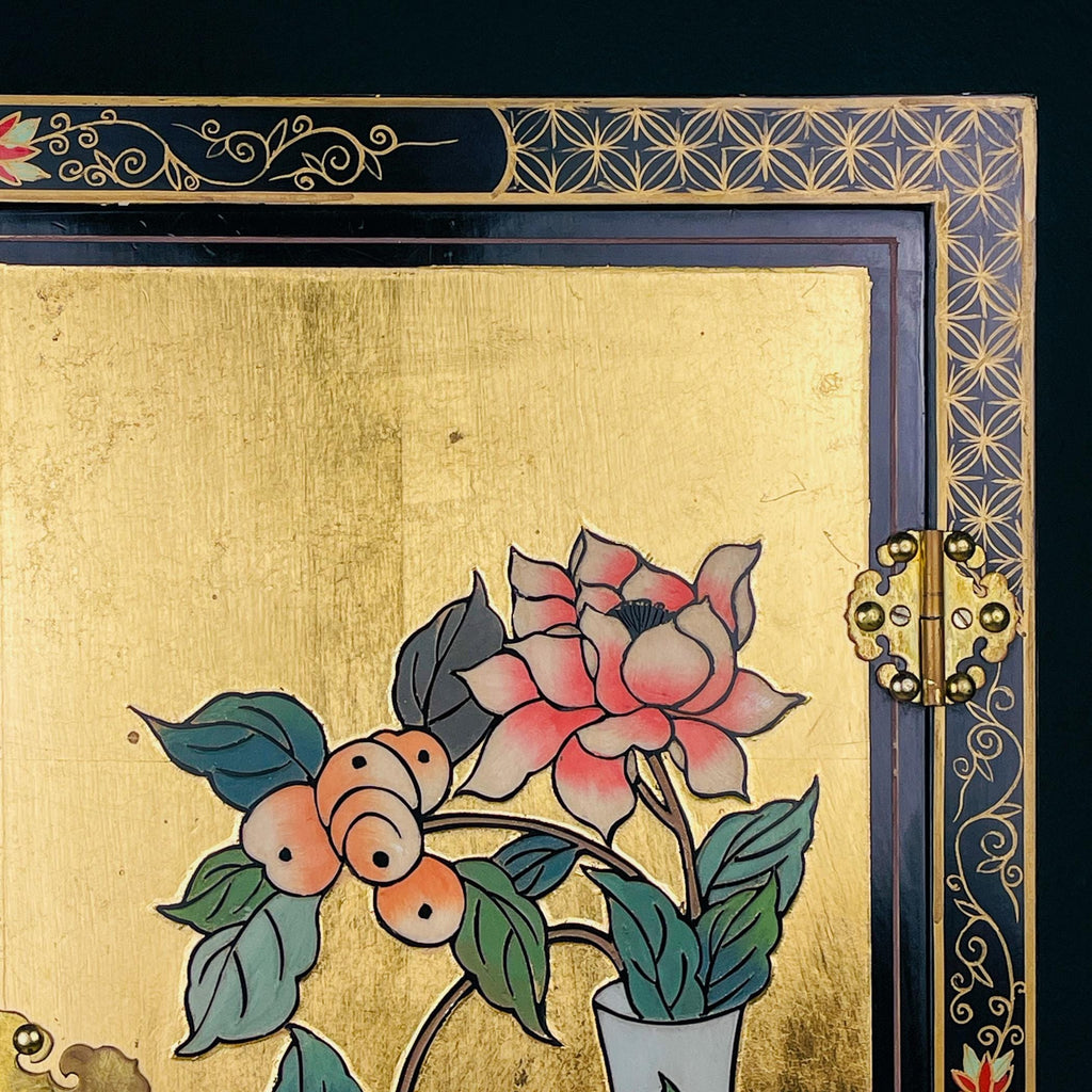 Mid-Century Italian Cabinet, Style Chinoiserie, 1950s