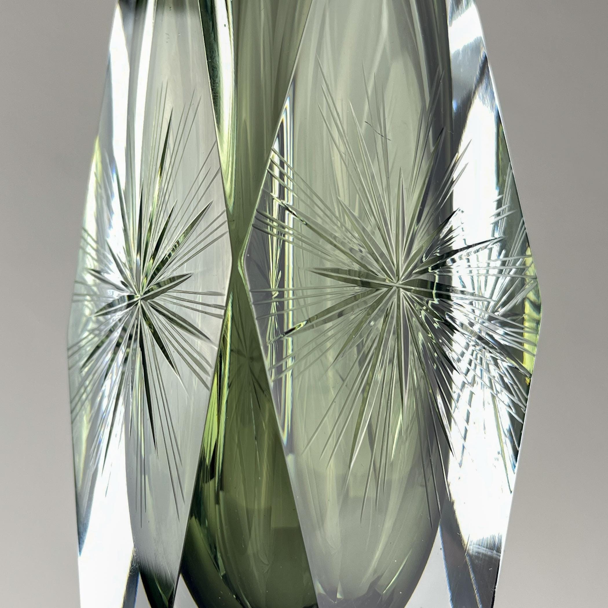 Original Sommerso Murano glass Vase by Pagnin & Bon, Italy 1960s, Vintage home decor