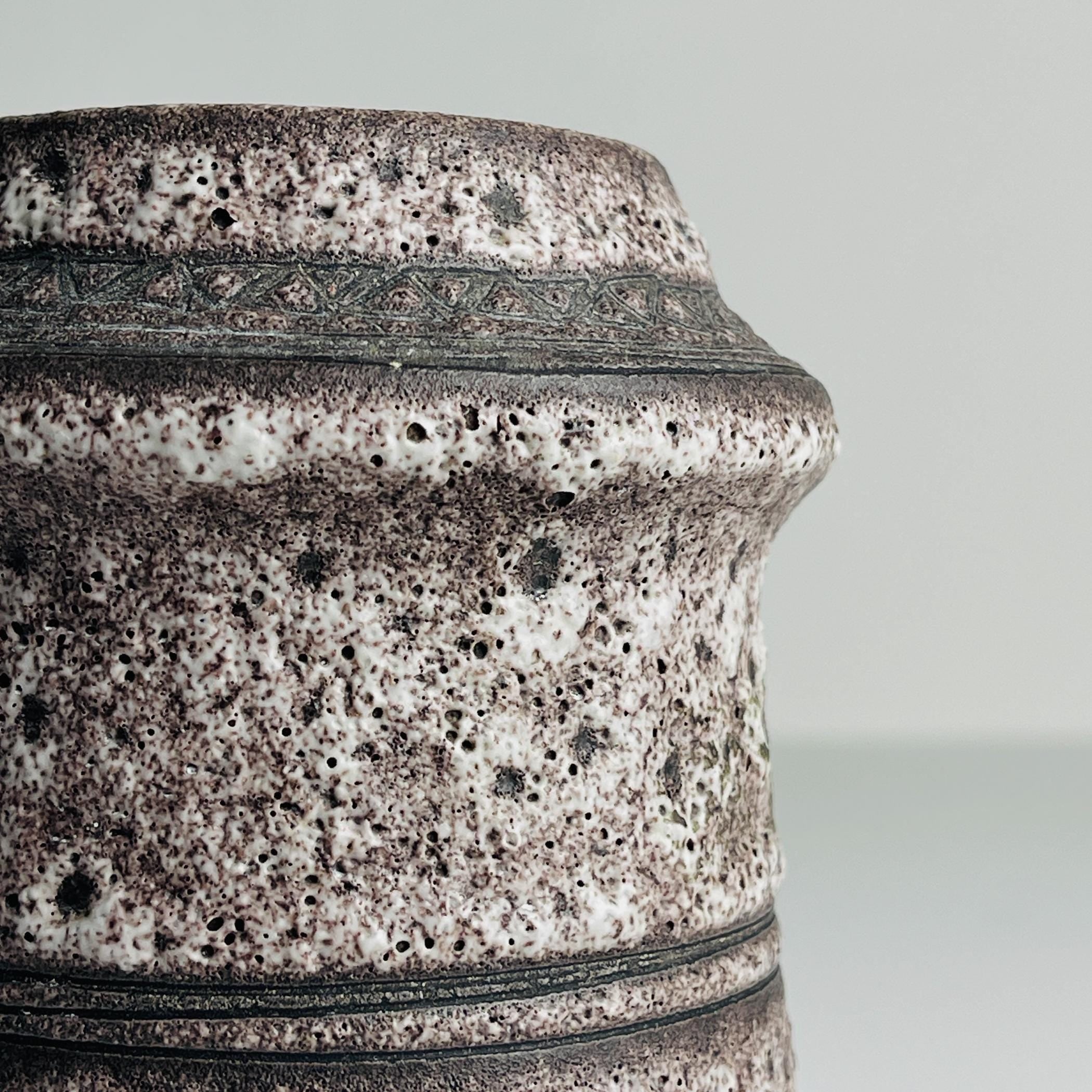 Vintage ceramic vase, Italy 1980s, Mid-century home decor