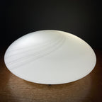 Large classic swirl murano glass ceiling or wall lamp Italy 1970s Retro home decor