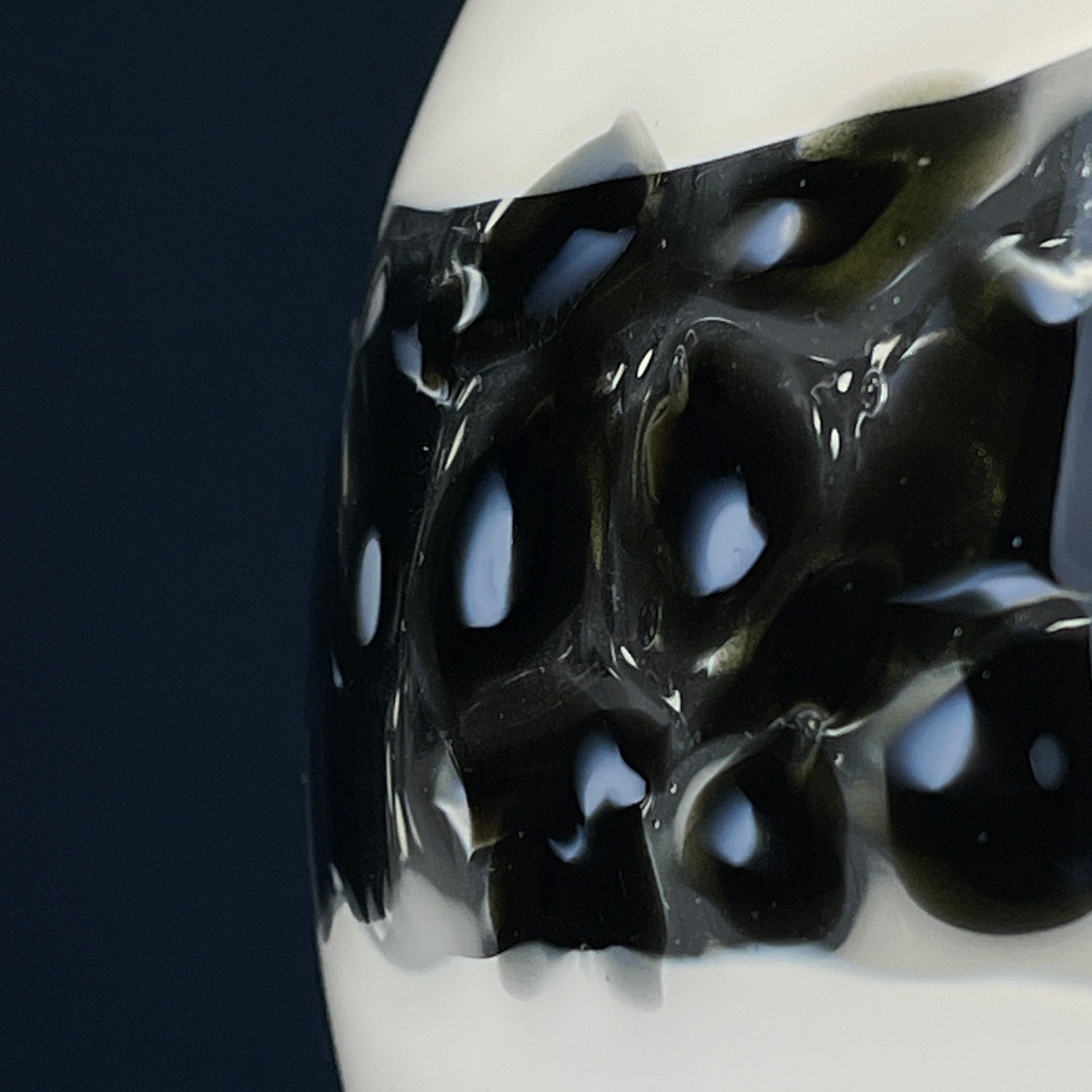 Mid-Century Modern Murano Glass Table Lamp: Italian 1970s Lighting