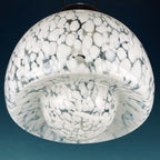 Vintage Murano Glass Mushroom Pendant Lamp: Carlo Nason Mazzega, Italy 1960s