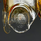 Murano chandelier by Mazzega Italy 1960s Mid-century modern italian lighting 14 murano glass petals